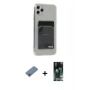 MARSİLYAN™- iPhone 11 Pro Max Kılıf Doruk Klasik Koleksiyonu - Siyah 360 Mat Full Body Arka Koruyucu + Shine Kamera Lens Koruma Cam - MI