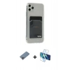 MARSİLYAN™- iPhone 11 Pro Max Kılıf Doruk Klasik Koleksiyonu - Siyah 3D Antistatik Cam Ekran Koruyucu + Shine Kamera Lens Koruma Cam - GI