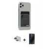 MARSİLYAN™- iPhone 11 Pro Max Kılıf Doruk Klasik Koleksiyonu - Siyah 3D Antistatik Hayalet Cam Ekran Koruyucu + Pers Alüminyum Kamera Lens - YL