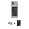 MARSİLYAN™- iPhone 11 Pro Max Kılıf Doruk Klasik Koleksiyonu - Siyah 3D Antistatik Hayalet Cam Ekran Koruyucu + Rainbow Kamera Lens Koruma Cam - GD