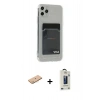 MARSİLYAN™- iPhone 11 Pro Max Kılıf Doruk Klasik Koleksiyonu - Siyah Bilvis Hayalet Cam Ekran Koruyucu + Renkli Kamera Lens Koruma Cam - PE