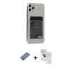 MARSİLYAN™- iPhone 11 Pro Max Kılıf Doruk Klasik Koleksiyonu - Siyah Seramik Nano Ekran Koruyucu + Shine Kamera Lens Koruma Cam - GS
