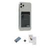 MARSİLYAN™- iPhone 11 Pro Max Kılıf Doruk Klasik Koleksiyonu - Siyah Seramik Nano Ekran Koruyucu + Shine Kamera Lens Koruma Cam - PE