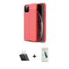 MARSİLYAN™- iPhone 11 Pro Max Kılıf Doruk Klasik Özel Seri - Şeffaf Pasifik Cam Ekran Koruyucu + Kamera Lens Koruma Cam - SF
