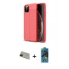MARSİLYAN™- iPhone 11 Pro Max Kılıf Doruk Klasik Özel Seri - Siyah 18D Cam Ekran Koruyucu + Rainbow Kamera Lens Koruma Cam - YL