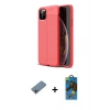 MARSİLYAN™- iPhone 11 Pro Max Kılıf Doruk Klasik Özel Seri - Siyah 18D Cam Ekran Koruyucu + Shine Kamera Lens Koruma Cam - PE