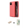 MARSİLYAN™- iPhone 11 Pro Max Kılıf Doruk Klasik Özel Seri - Siyah 20D Premium Cam Ekran Koruyucu + Renkli Kamera Lens Koruma Cam - MI