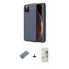 MARSİLYAN™- iPhone 11 Pro Max Kılıf Doruk Klasik Özel Seri - Siyah 20D Premium Cam Ekran Koruyucu + Shine Kamera Lens Koruma Cam - GS