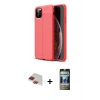 MARSİLYAN™- iPhone 11 Pro Max Kılıf Doruk Klasik Özel Seri - Siyah 34D Hayalet Izgaralı Cam + Pers Alüminyum Kamera Lens - KI