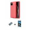 MARSİLYAN™- iPhone 11 Pro Max Kılıf Doruk Klasik Özel Seri - Siyah 34D Izgaralı Cam + Shine Kamera Lens Koruma Cam - SABE