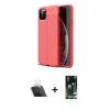 MARSİLYAN™- iPhone 11 Pro Max Kılıf Doruk Klasik Özel Seri - Siyah 360 Mat Full Body Arka Koruyucu + Kamera Lens Koruma Cam - SF