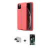 MARSİLYAN™- iPhone 11 Pro Max Kılıf Doruk Klasik Özel Seri - Siyah 360 Mat Full Body Arka Koruyucu + Pers Alüminyum Kamera Lens - SH