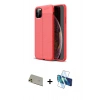 MARSİLYAN™- iPhone 11 Pro Max Kılıf Doruk Klasik Özel Seri - Siyah 3D Antistatik Cam Ekran Koruyucu + Rainbow Kamera Lens Koruma Cam - GD