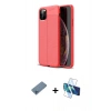 MARSİLYAN™- iPhone 11 Pro Max Kılıf Doruk Klasik Özel Seri - Siyah 3D Antistatik Cam Ekran Koruyucu + Shine Kamera Lens Koruma Cam - MI