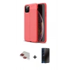 MARSİLYAN™- iPhone 11 Pro Max Kılıf Doruk Klasik Özel Seri - Siyah 3D Antistatik Hayalet Cam Ekran Koruyucu + Pers Alüminyum Kamera Lens - KI