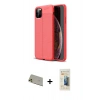 MARSİLYAN™- iPhone 11 Pro Max Kılıf Doruk Klasik Özel Seri - Siyah 6D Mat Seramik Hayalet Nano Ekran Koruyucu + Rainbow Kamera Lens Koruma Cam - GD