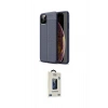 MARSİLYAN™- iPhone 11 Pro Max Kılıf Doruk Klasik Özel Seri - Siyah Bilvis Hayalet Cam Ekran Koruyucu