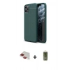 MARSİLYAN™- iPhone 11 Pro Max Kılıf Doruk Klasik Özel Seri - Siyah Joko Magic 5D Hayalet Cam + Pers Alüminyum Kamera Lens - KI