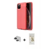 MARSİLYAN™- iPhone 11 Pro Max Kılıf Doruk Klasik Özel Seri - Siyah Mat Seramik Nano Ekran Koruyucu + Pers Alüminyum Kamera Lens - SH
