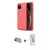 MARSİLYAN™- iPhone 11 Pro Max Kılıf Doruk Klasik Özel Seri - Siyah Mat Seramik Nano Ekran Koruyucu + Rainbow Kamera Lens Koruma Cam - YL