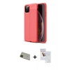 MARSİLYAN™- iPhone 11 Pro Max Kılıf Doruk Klasik Özel Seri - Siyah Seramik Nano Ekran Koruyucu + Rainbow Kamera Lens Koruma Cam - YL