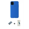 MARSİLYAN™- iPhone 11 Pro Max Kılıf Kozmos Yansıma Özel Seri - Şeffaf Pasifik Cam Ekran Koruyucu + Shine Kamera Lens Koruma Cam - GI