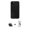 MARSİLYAN™- iPhone 11 Pro Max Kılıf Kozmos Yansıma Özel Seri - Şeffaf Pasifik Cam Ekran Koruyucu + Kamera Lens Koruma Cam - SF
