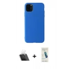 MARSİLYAN™- iPhone 11 Pro Max Kılıf Kozmos Yansıma Özel Seri - Şeffaf Pasifik Cam Ekran Koruyucu + Kamera Lens Koruma Cam - SF