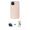 MARSİLYAN™- iPhone 11 Pro Max Kılıf Kozmos Yansıma Özel Seri - Şeffaf Pasifik Cam Ekran Koruyucu + Kamera Lens Koruma Cam - SF