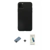 MARSİLYAN™- iPhone 11 Pro Max Kılıf Kozmos Yansıma Özel Seri - Şeffaf Pasifik Cam Ekran Koruyucu + Metal Kamera Lens Koruma Cam - SH