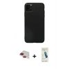 MARSİLYAN™- iPhone 11 Pro Max Kılıf Kozmos Yansıma Özel Seri - Şeffaf Pasifik Cam Ekran Koruyucu + Pers Alüminyum Kamera Lens - KI