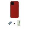 MARSİLYAN™- iPhone 11 Pro Max Kılıf Kozmos Yansıma Özel Seri - Siyah 20D Premium Cam Ekran Koruyucu + Metal Kamera Lens Koruma Cam - GS