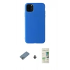 MARSİLYAN™- iPhone 11 Pro Max Kılıf Kozmos Yansıma Özel Seri - Siyah 20D Premium Cam Ekran Koruyucu + Shine Kamera Lens Koruma Cam - GS
