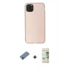 MARSİLYAN™- iPhone 11 Pro Max Kılıf Kozmos Yansıma Özel Seri - Siyah 20D Premium Cam Ekran Koruyucu + Shine Kamera Lens Koruma Cam - GI