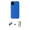 MARSİLYAN™- iPhone 11 Pro Max Kılıf Kozmos Yansıma Özel Seri - Siyah 20D Premium Cam Ekran Koruyucu + Shine Kamera Lens Koruma Cam - SH