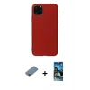 MARSİLYAN™- iPhone 11 Pro Max Kılıf Kozmos Yansıma Özel Seri - Siyah 34D Izgaralı Cam + Metal Kamera Lens Koruma Cam - AKYL