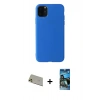 MARSİLYAN™- iPhone 11 Pro Max Kılıf Kozmos Yansıma Özel Seri - Siyah 34D Izgaralı Cam + Rainbow Kamera Lens Koruma Cam - GD