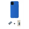 MARSİLYAN™- iPhone 11 Pro Max Kılıf Kozmos Yansıma Özel Seri - Siyah 6D Mat Seramik Hayalet Nano Ekran Koruyucu + Shine Kamera Lens Koruma Cam - PE