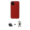MARSİLYAN™- iPhone 11 Pro Max Kılıf Kozmos Yansıma Özel Seri - Siyah Bilvis Hayalet Cam Ekran Koruyucu + Kamera Lens Koruma Cam - SF