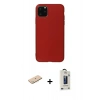 MARSİLYAN™- iPhone 11 Pro Max Kılıf Kozmos Yansıma Özel Seri - Siyah Bilvis Hayalet Cam Ekran Koruyucu + Renkli Kamera Lens Koruma Cam - MI