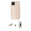 MARSİLYAN™- iPhone 11 Pro Max Kılıf Kozmos Yansıma Özel Seri - Siyah Bilvis Hayalet Cam Ekran Koruyucu + Renkli Kamera Lens Koruma Cam - SI