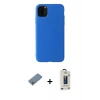 MARSİLYAN™- iPhone 11 Pro Max Kılıf Kozmos Yansıma Özel Seri - Siyah Bilvis Hayalet Cam Ekran Koruyucu + Shine Kamera Lens Koruma Cam - GS
