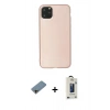 MARSİLYAN™- iPhone 11 Pro Max Kılıf Kozmos Yansıma Özel Seri - Siyah Bilvis Hayalet Cam Ekran Koruyucu + Shine Kamera Lens Koruma Cam - GD