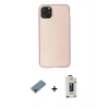 MARSİLYAN™- iPhone 11 Pro Max Kılıf Kozmos Yansıma Özel Seri - Siyah Bilvis Hayalet Cam Ekran Koruyucu + Shine Kamera Lens Koruma Cam - GI