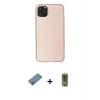 MARSİLYAN™- iPhone 11 Pro Max Kılıf Kozmos Yansıma Özel Seri - Siyah Joko Magic 5D Hayalet Cam + Metal Kamera Lens Koruma Cam - GS