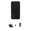 MARSİLYAN™- iPhone 11 Pro Max Kılıf Kozmos Yansıma Özel Seri - Siyah Joko Magic 5D Hayalet Cam + Kamera Lens Koruma Cam - SF
