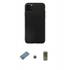 MARSİLYAN™- iPhone 11 Pro Max Kılıf Kozmos Yansıma Özel Seri - Siyah Joko Magic 5D Hayalet Cam + Shine Kamera Lens Koruma Cam - GS