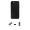 MARSİLYAN™- iPhone 11 Pro Max Kılıf Kozmos Yansıma Özel Seri - Siyah Joko Magic 5D Hayalet Cam + Shine Kamera Lens Koruma Cam - GI