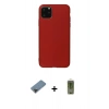 MARSİLYAN™- iPhone 11 Pro Max Kılıf Kozmos Yansıma Özel Seri - Siyah Joko Magic 5D Hayalet Cam + Metal Kamera Lens Koruma Cam - SH