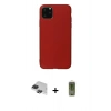 MARSİLYAN™- iPhone 11 Pro Max Kılıf Kozmos Yansıma Özel Seri - Siyah Joko Magic 5D Hayalet Cam + Pers Alüminyum Kamera Lens - SH